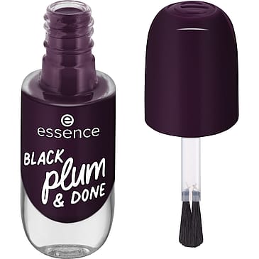 Essence Gel Nail Colour 84 BLACK plum & DONE