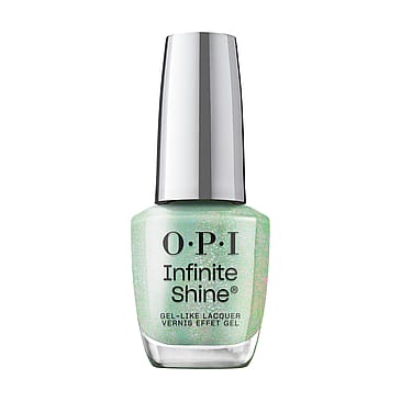 OPI Infinite Shine Neglelak Teals Familiar