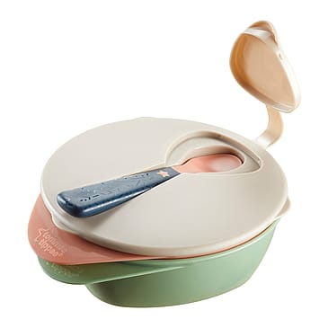 Tommee Tippee Easy Scoop Bowl Lid & Spoon 4 stk