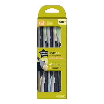 Tommee Tippee Softee Weaning Spoons 4m+ - 5 stk