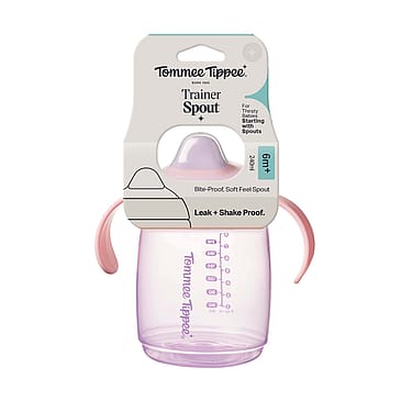 Tommee Tippee Trainer Drikkedunk 6m+ Lyserød 240 ml