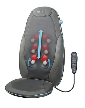 Homedics Gel Shiatsu Massagesæde Grå