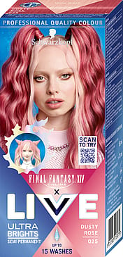 Schwarzkopf LIVE Ultra Brights Hårfarve 025 Dusty Rose