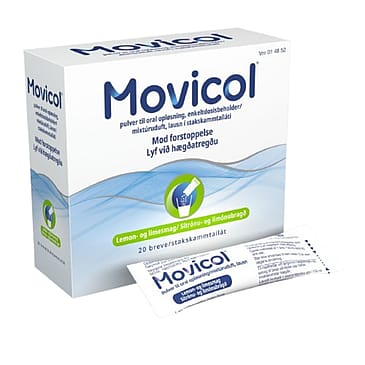 Movicol Pulverbreve Lemon 20 stk