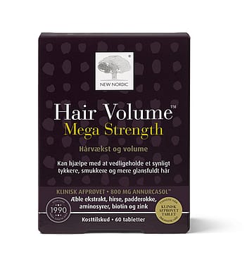 New Nordic Hair Volume Mega Strength 60 stk