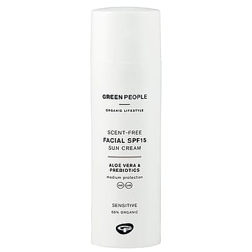 Green People Scent Free Facial Suncream SPF15 50 ml