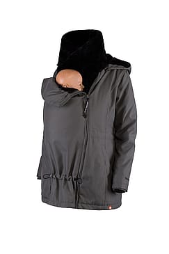 Wombat Wallaby Graviditets- og bærejakke Grey/Black XXXL