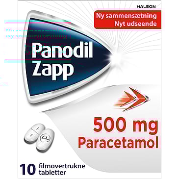 Panodil Zapp 500 mg - 10 stk