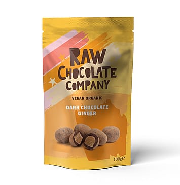 The Raw Chocolate Company Chocolate Ginger 100 g