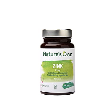 Natures Own Zink 60 kaps