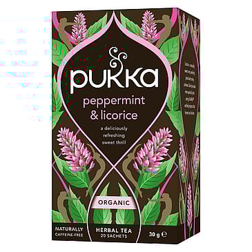 Pukka Peppermint & Licorice te Ø 20 breve