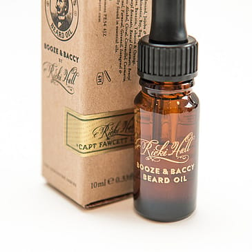 Captain Fawcett Ricki Hall's Booze & Baccy Beard Oil Rejsestørrelse 10 ml