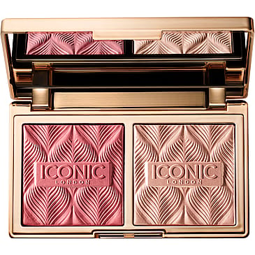 ICONIC LONDON Silk Glow Duo, Blush & Highlighter Rose  Glow