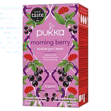 Pukka Morning Berry Tea 20 breve