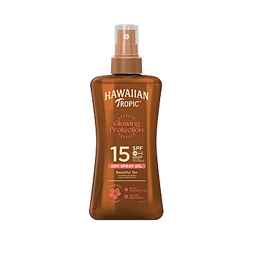 Hawaiian Tropic Glowing Protection Dry Spray Oil SPF15 200 ml