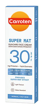 Carroten Super Mat Suncare Face Cream SPF 30 50 ml