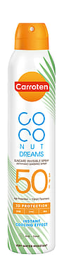 Carroten Coconut Dreams Suncare Dry Mist Spray SPF 50 200 ml