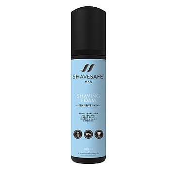 ShaveSafe Barberskum til mænd sensitiv 200 ml