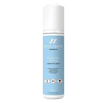 ShaveSafe Barberskum til kvinder sensitiv 200 ml