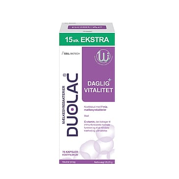DUOLAC Daglig+ Vitalitet 75 stk