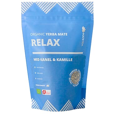 Matetea Yerba Mate Relax Kanel Og Kamille Ø 180 g