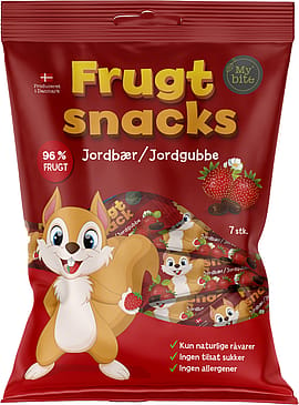 MyBite Frugt Snacks Jordbær 100 g