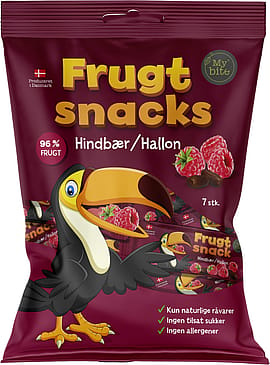 MyBite Frugt Snacks Hindbær 100 g