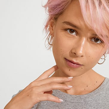 Pilgrim Øreringe 2-i-1 Sæt Eve Hoop Sølvbelagt