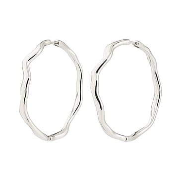 Pilgrim Øreringe LARKIN Sølvbelagt