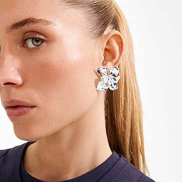 Pilgrim Øreringe Halen Sølvbelagt