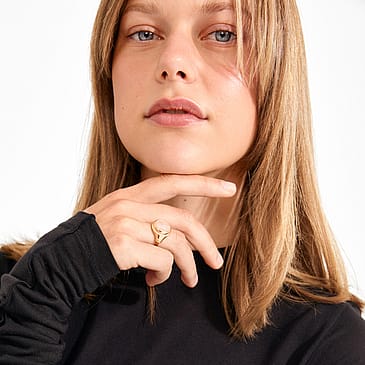 Pilgrim Ring Lyndon Guldbelagt