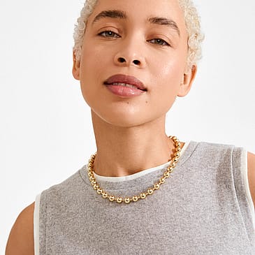 Pilgrim Halskæde Air Guldbelagt