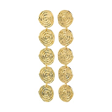 Pilgrim Øreringe Air Guldbelagt