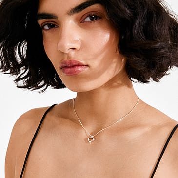 Pilgrim Halskæde Iris Sølvbelagt