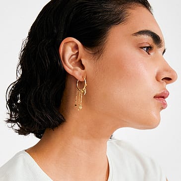 Pilgrim Øreringe Mylan Guldbelagt