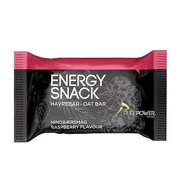 PurePower Energy Snack Hindbær 60 g