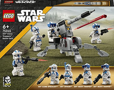 Lego Star Wars Battle Pack Med Klonsoldater fra 501 Legion Byggelegetøj 75345