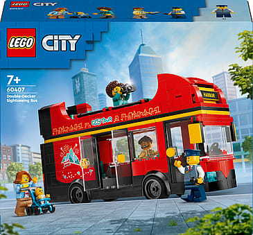 Lego City Rød Dobbeltdækkerturistbus Legetøj 60407