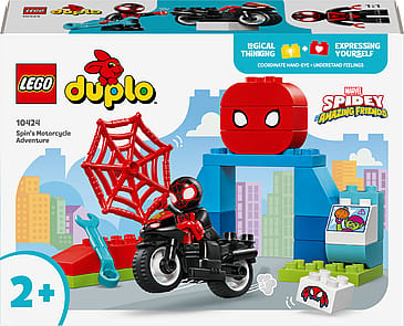 Lego Duplo Marvel Spins Motorcykeleventyr Sæt 10424