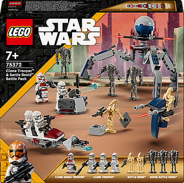 Lego Star Wars Battle Pack Med Klonsoldater og Kampdroider 75372