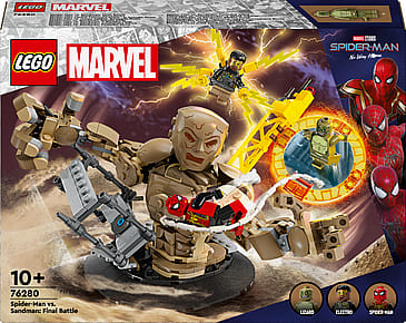 Lego Marvel Spiderman mod Sandman Den Endelige Kamp 76280