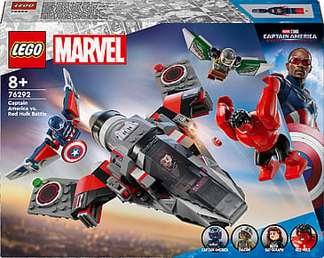 Lego Marvel Captain America mod Red Hulk 76292