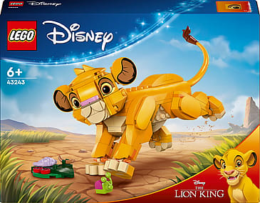 Lego Disney Simba som Unge Løvernes Konge sjov Gaveidé 43243