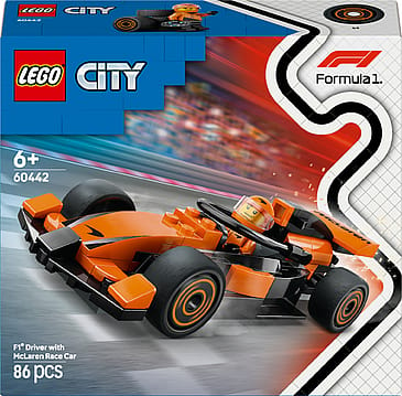 Lego City F1 Kører Med Mclaren Racerbil 60442