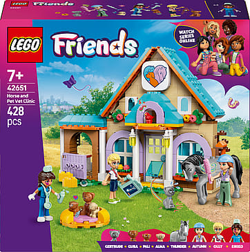 Lego Friends Dyrlægeklinik for heste og kæledyr Legetøj til rolleleg 42651