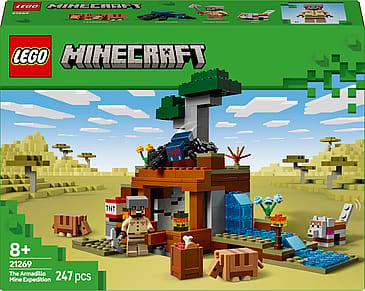 Lego Minecraft Bæltedyrsmineekspeditionen Videospilfigur 21269