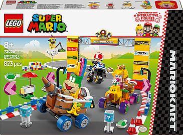 Lego Super Mario Mario Kart Baby Peach og Grand Prix Sæt 72036