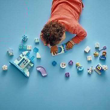 Lego Anna og Elsas fest på Frost-slottet Byggesæt til små børn 10455