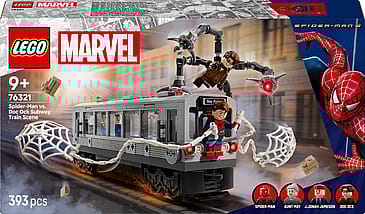 Lego Marvel Spider-Man mod Doc Ock – metrotog-scene 76321 Byggelegetøj