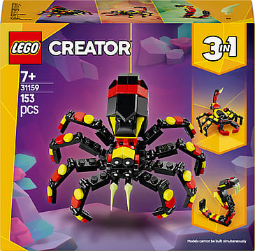 Lego Creator 3I1 Vilde Dyr: Edderkop på Spring Legetøjssæt 31159